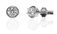 Earrings Promesse Woman in Gold Diamante 0.12 Ct OPPF012 - OPPF012